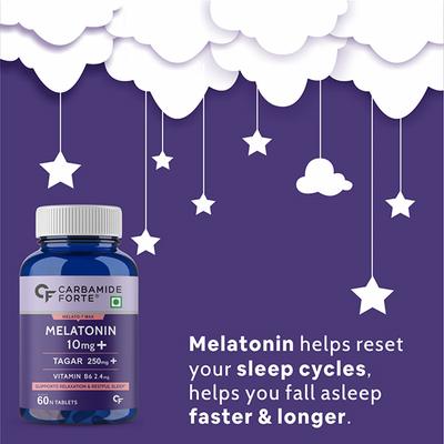 CF Melato-T Max Melatonin 10 mg+ Veg Tablet 60's - Mental Health