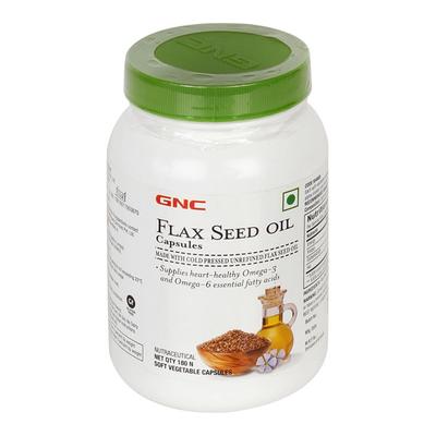 GNC Flax Seed Oil Capsule 180's - Vital Health