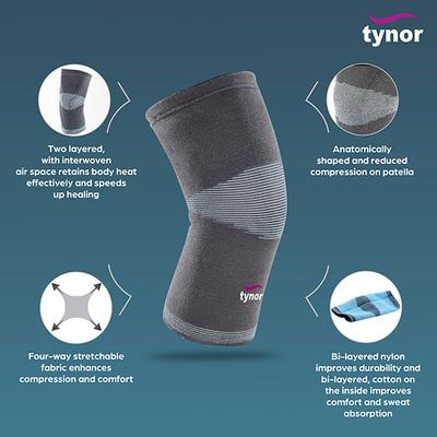 Tynor Knee Cap Comfeel (L) (D 23) - Knee/Ankle/Leg/Foot Supports