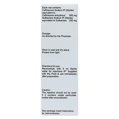 Maczone Plus 750mg Injection 1's - Bacterial Infections-Cep