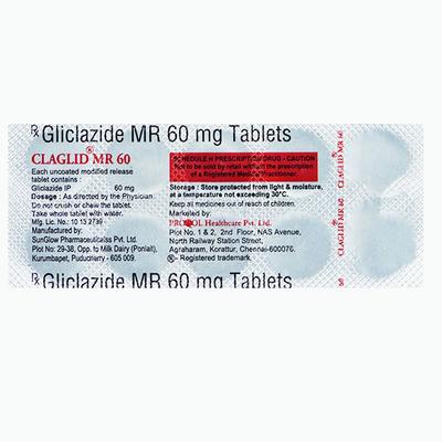 CLAGLID MR 60 Tablet 10's - Diabetes-Ant