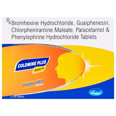 COLDMINE PLUS Tablet 10's - Cough And Cold-Cou
