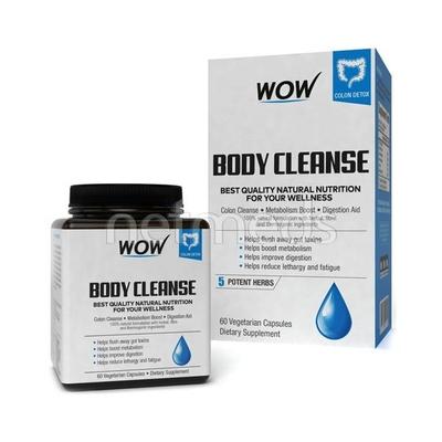 Wow Life Science Body Cleanse Vegetarian Capsule 60's - Digestive Health