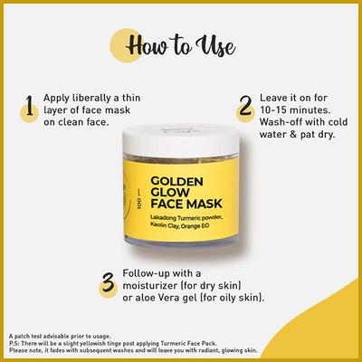 Body Cafe Golden Glow Face Mask 100 gm - Face Packs