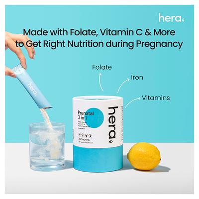 Hera Prenatal 3 in 1 Sachet 30's - Women Health