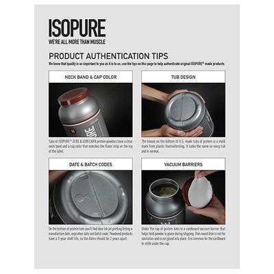 Isopure Zero Carb Protein Powder - Banana & Cream Flavour 3 lb - Workout Essentials