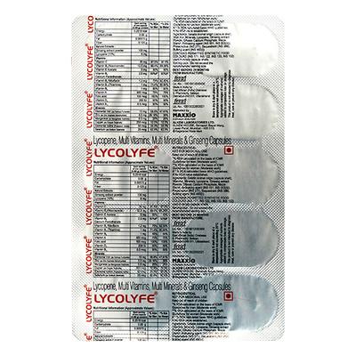 Lycolyfe Red Capsule 10'S - Supplements-Vam