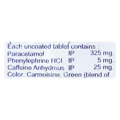 PARAMOL C PLUS Tablet 10's - Cough And Cold-Cou