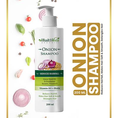 Health Veda Onion Shampoo 200 ml - Shampoos