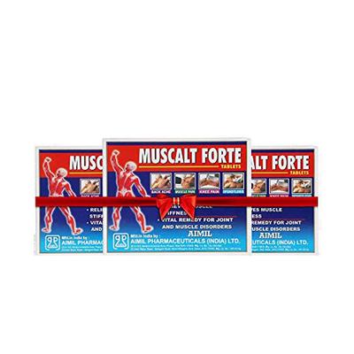 Aimil Muscalt Forte Tablet (Pack of 3 x 30's) - Speciality Medicines