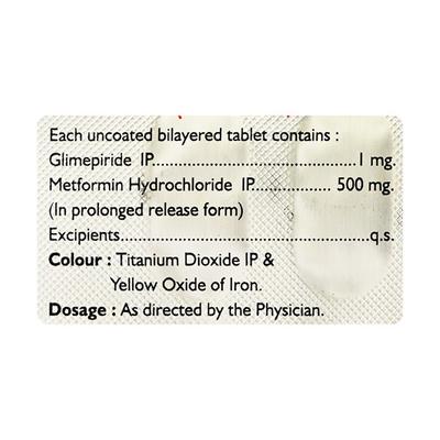 ENDOFORMIN G 1 Tablet 15's - Diabetes-Ant