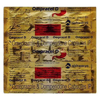 OMPRACEL D Capsule 15's - Ulcer/Reflux/Flatulence-Aaa