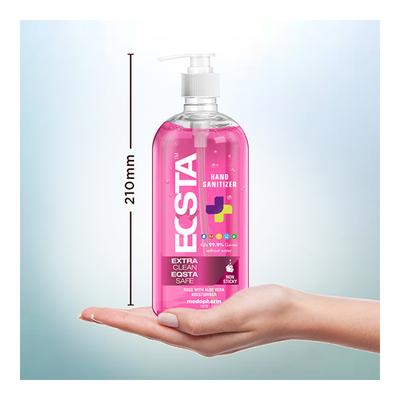 Eqsta Hand Sanitizer - Rose with Aleovera 500 ml - Hand Sanitizer