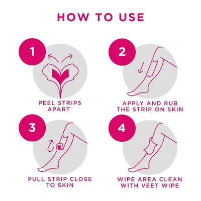 Veet Full Body Waxing Kit - Normal Skin Strips 20's - Shaving & Hair Removal