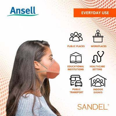 Ansell Sandel FFP2 Face Mask 40's - Face Mask