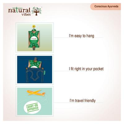 Natural Vibes Bath and Body Travel Kit 90 ml - Shower Gels & Body Wash