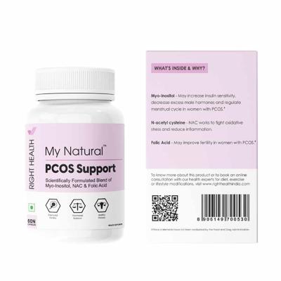 My Natural PCOS Support Tablet 60's - Women Health