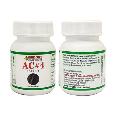 Bakson's Ac 4 Tablet 75 gm - Speciality Medicine