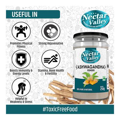 Nectar Valley Ashwagandha Powder 250 gm - Health Products