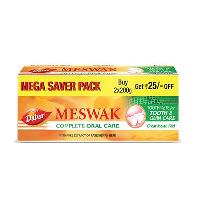 Dabur Meswak Complete Oral Care Toothpaste (Pack of 2 x 200 gm) - Toothpaste