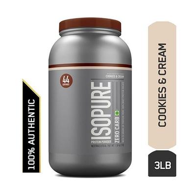 Isopure Zero Carb 100% Whey Protein Isolate Powder - Cookies & Cream 7.5 lb - Whey Proteins