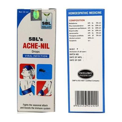 SBL Ache Nil Drops 30 ml - Homeopathic Drops
