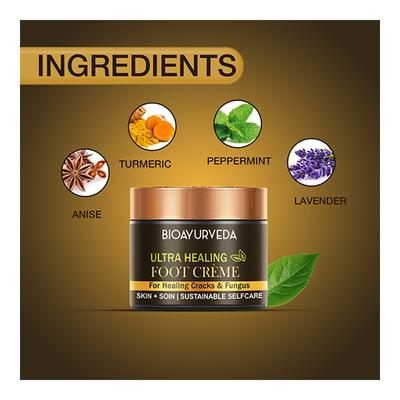 Bioayurveda Ultra Healing Foot Creme 60 gm - Foot Creams & Lotions