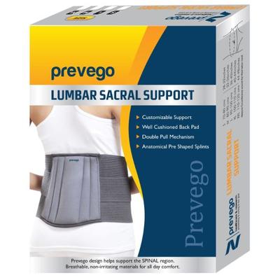 Prevego Lumbar Sacral Support (M) 1's - Supports And Braces