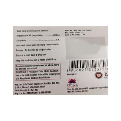 ITZ CARE 200 Capsule 10's - Fungal Infections-Anf