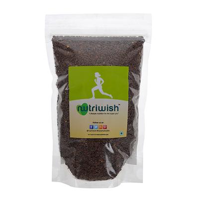 Nutriwish Roasted And Salted Flax Seeds 250 gm - Nutritional Bars