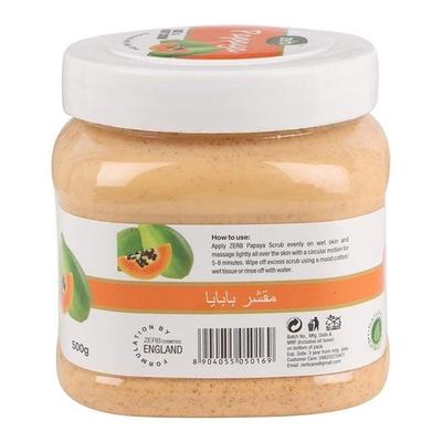 Zerb Face and Body Scrub - Papaya 500 gm - Face Scrubs