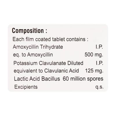 CLAVOMIL 625 Tablet 10's - Bacterial Infections-Pen