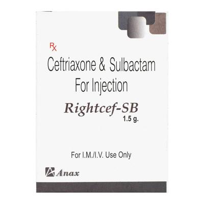 RIGHTCEF SB 1.5gm Injection 1's - Bacterial Infections-Cep