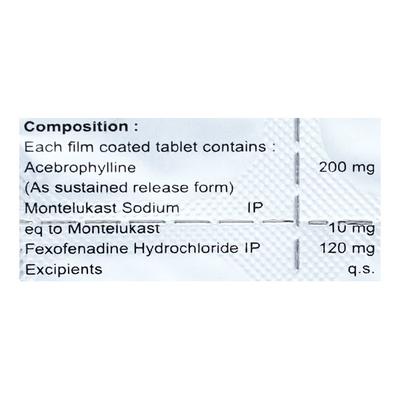 ACEMONT FX Tablet 10's - Asthma/COPD-Ast