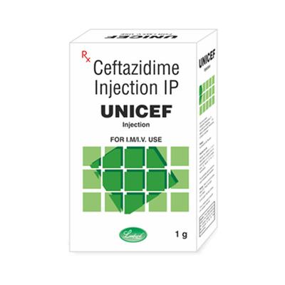 UNICEF 1gm Injection 20ml - Bacterial Infections-Cep