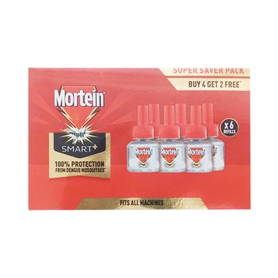 Mortein smart + Mosquito Repellent Liquid Refill super saver pack (Pack of 6 x 45 ml) (Buy 4 Get 2 Free) 1's - Others