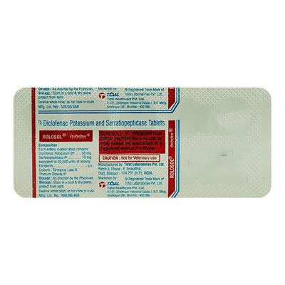 ROLOSOL Tablet 10's - Pain relief-Nsa