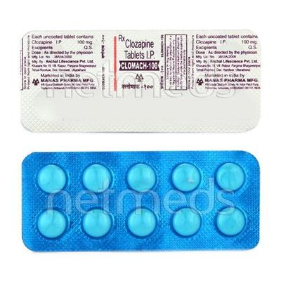 Clomach 100mg Tablet 10'S - Schizophrenia-Aps