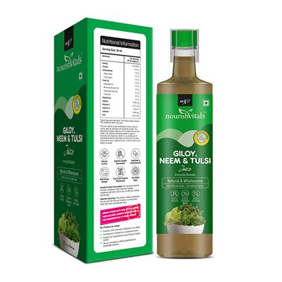NourishVitals Giloy, Neem & Tulsi Juice 500 ml - Ayurvedic Juices