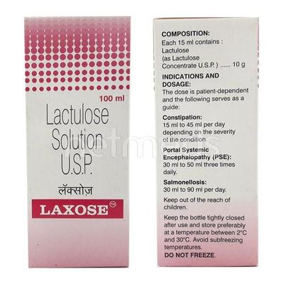 Laxose Solution 100ml - Constipation-Lax