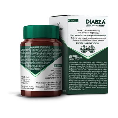 Teacher's Grace Diabza Tablet 60's - Diabetes Care (Ayush)