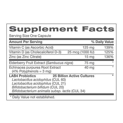 GNC Probiotic Solutions Immune Support Vegetarian Capsules 30's - Digestive Health