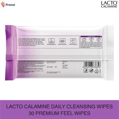 Lacto Calamine Oil Control Wipes 30's - Tissues & Wipes