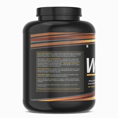 INLIFE Whey Protein Powder - Vanilla Flavour 2 kg - Whey Proteins