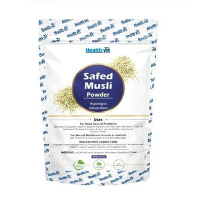 Healthvit Natural Safed Musli Powder 100 gm - Sexual Care
