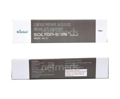 Soltop S 3 Ointment 30gm - Psoriasis/Seborrhea/Ichthyosis-Pso