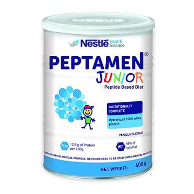 Nestle Peptamen Junior Peptide Based Diet Powder - Vanilla Flavour 400 gm (Tin) - Kids Nutrition