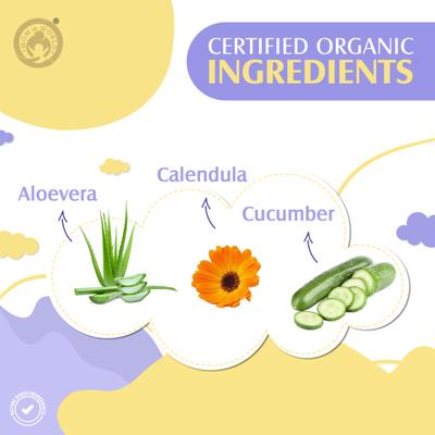 Mom & World Baby Wipes - Aloe vera Calendula & Cucumber 72's - Diapers & Wipes