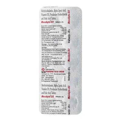 MECOBYTE D3 Tablet 10's - Supplements-Vam