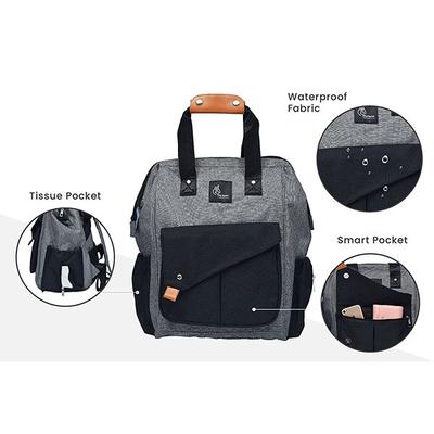 R for Rabbit Caramello Delight Diaper Bag - Black - Diapers & Wipes